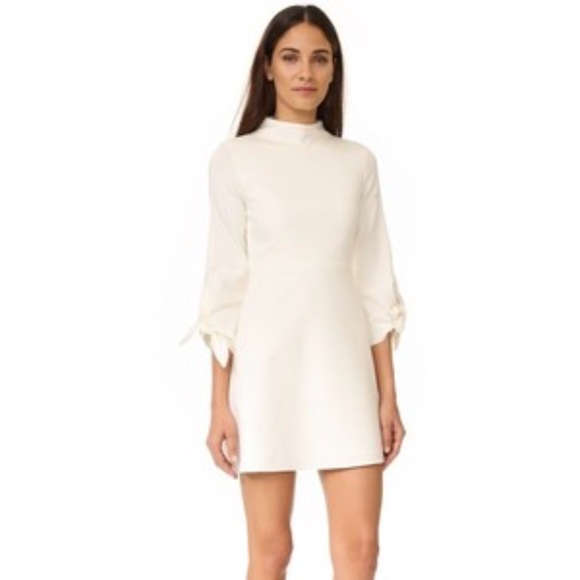 Tibi Dresses & Skirts - New Tibi bond stretch knit tie sleeve dress size 2